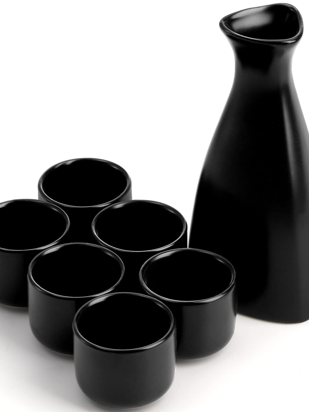 🖤 Elegant Black Sake Set